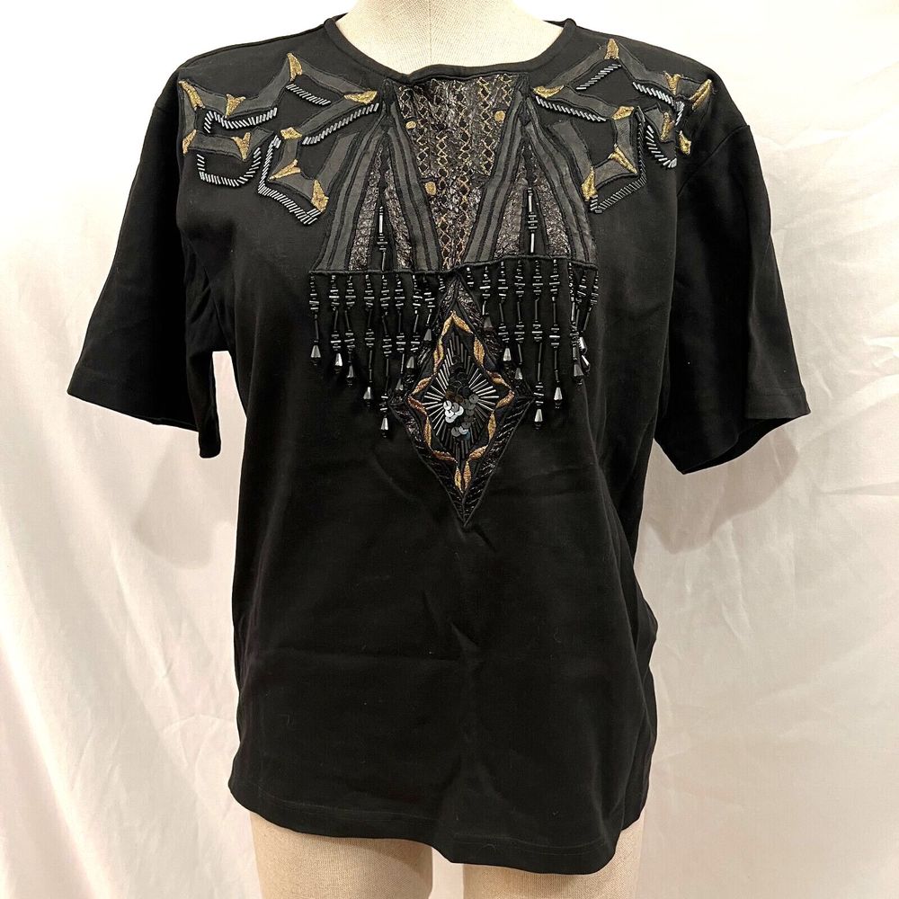 1980s Cedars Leather Snakeskin T-Shirt Med          #58 - G